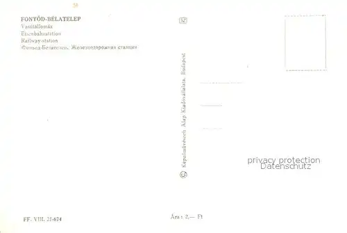 Fonyod_Belatelep Vasutallomas Bahnhof 