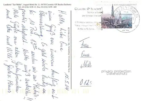 Bucha_Cavertitz Landhotel Zur Muehle Dahlener Heide 