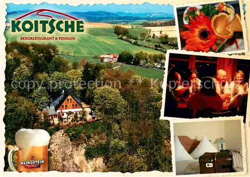 Bertsdorf Hoernitz Bergrestaurant Pension Koitsche Klingstein Bier Landschaftspanorama 