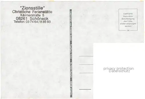 Schoeneck_Vogtland Christliche Ferienstaette Zionsstille im Winter Schoeneck_Vogtland