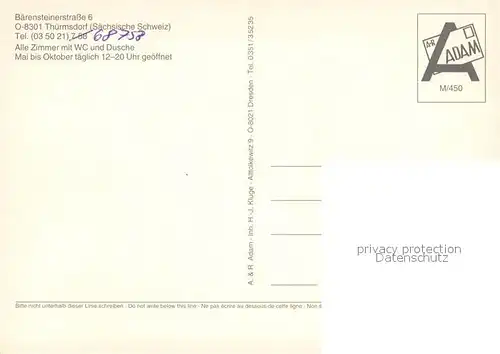 Thuermsdorf Cafe Pension Gerstemann Fremdenzimmer Gartenterrasse Thuermsdorf