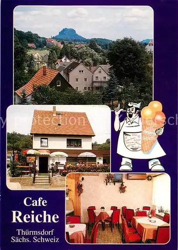 Thuermsdorf Cafe Reiche Ortsansicht Thuermsdorf