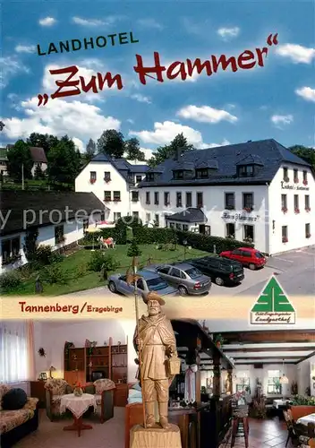 Tannenberg_Erzgebirge Landhotel Zum Hammer Restaurant Statue 