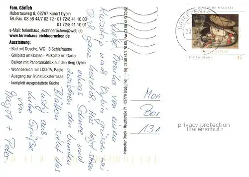 Oybin Ferienhaus Eichhoernchen Zittauer Gebirge Oybin