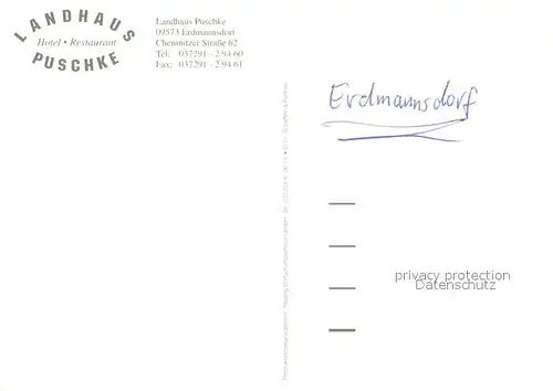 Erdmannsdorf_Augustusburg Landhaus Puschke Hotel Restaurant Fliegeraufnahme Erdmannsdorf_Augustusburg