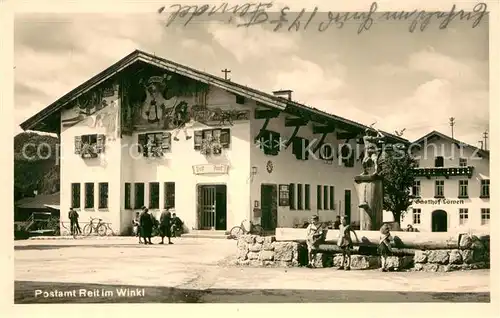 AK / Ansichtskarte Reit_Winkl Postamt Reit_Winkl