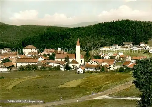 AK / Ansichtskarte Thurmansbang Ortsansicht Thurmansbang