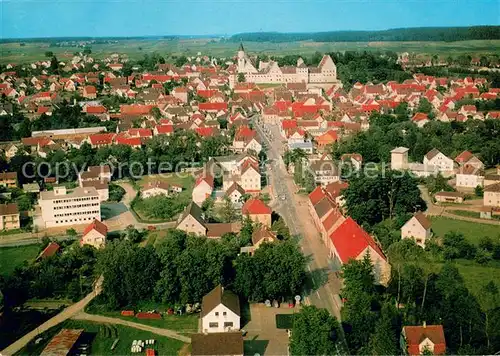 AK / Ansichtskarte Babenhausen_Schwaben Fliegeraufnahme Babenhausen Schwaben