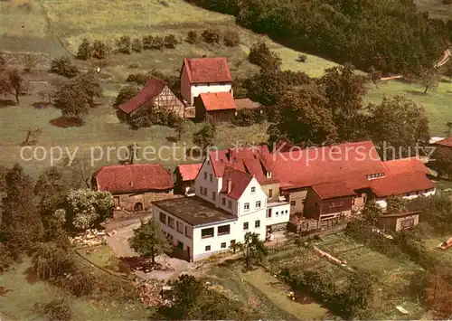 AK / Ansichtskarte Heimbuchenthal Gasthof Pension Heimatenhof Fliegeraufnahme Heimbuchenthal