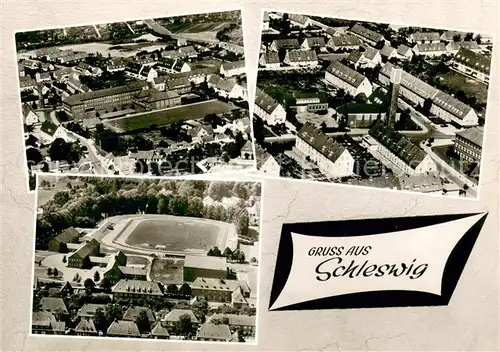 AK / Ansichtskarte Schleswig_Schlei Fliegeraufnahmen Schleswig_Schlei