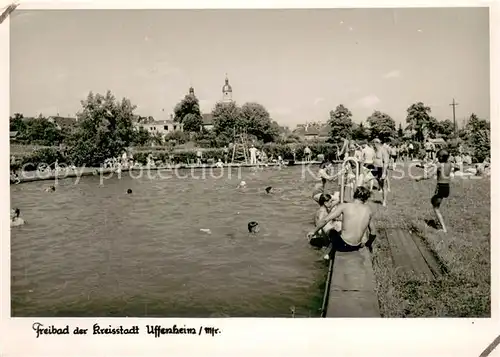 AK / Ansichtskarte Uffenheim Freibad Uffenheim