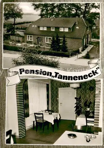 AK / Ansichtskarte Hoesseringen Pension Tanneneck Gaststube Hoesseringen