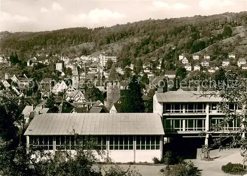 AK / Ansichtskarte Schwaebisch_Gmuend mit Rauchbeinschule Schwaebisch Gmuend