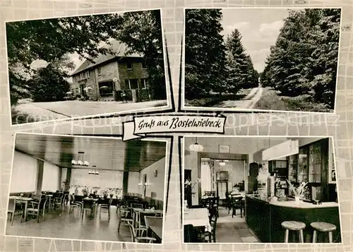 AK / Ansichtskarte Bostelwiebeck Gast und Pensionhaus Waldesruhe Gastraum Bar Bostelwiebeck