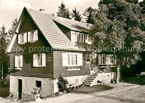 AK / Ansichtskarte Vordersteinwald Gaestehaus Pension Eberhardt Vordersteinwald