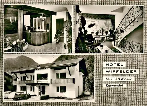 AK / Ansichtskarte Mittenwald_Bayern Dependance Hotel des Alpengasthof Arnspitze Details Mittenwald Bayern