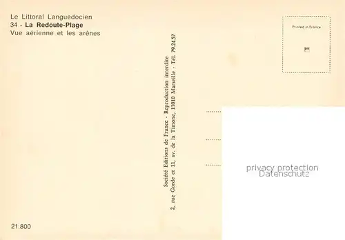 La_Redoute_Plage Vue aerienne et les arenes La_Redoute_Plage