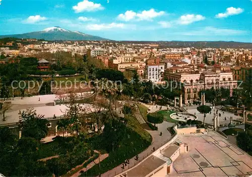 Catania Stadtpanorama mit Blick zum aetna Catania