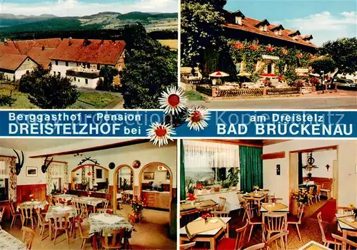Bad_Brueckenau Berggasthof Pension Dreistelzhof Restaurant Bad_Brueckenau