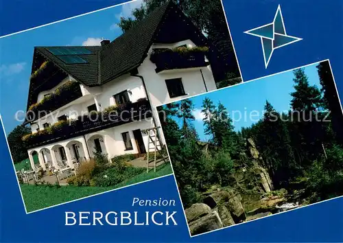 Pobershau Pension Bergblick Natur Felsen Erzgebirge Pobershau