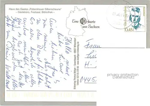 Pobershau Haus des Gastes Pobershauer Silberscheune Planwagen Festsaal Pobershau