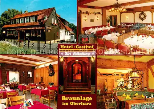 Braunlage Hotel Gasthof Zur Erholung Restaurant Braunlage
