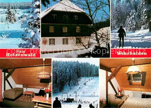 Wehrhalden Gaestehaus Pension Haus Hotzenwald Wintersport im Schwarzwald Wehrhalden