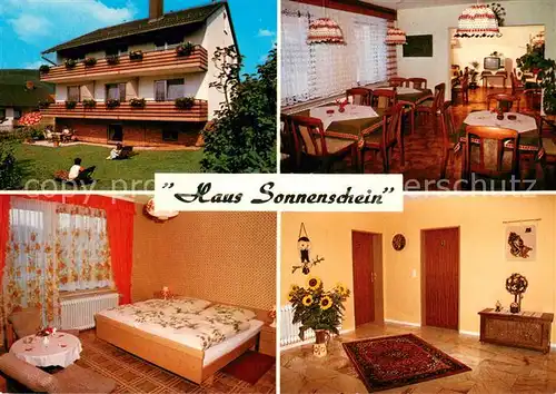 Oberweser_Hessen Gaestehaus Pension Haus Sonnenschein Gastraum Fremdenzimmer Oberweser Hessen