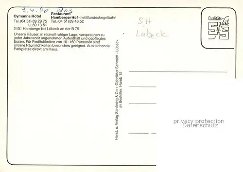 Hamberge_Holstein Oymanns Hotel und Hamberger Hof Restaurant Landschaftspanorama Hamberge_Holstein