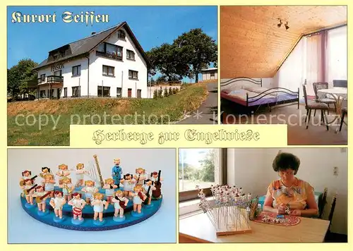 Seiffen_Erzgebirge Pension und Kunstgewerbe Herberge zur Engelwiese Fremdenzimmer Seiffen Erzgebirge