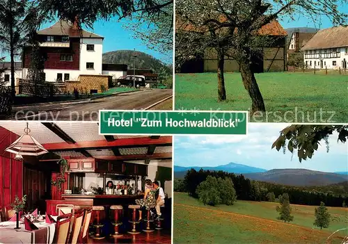 Lueckendorf Hotel Zum Hochwaldblick Restaurant Landschaftspanorama Hochwald Boehmisches Gebirge Berg Jeschken Lueckendorf