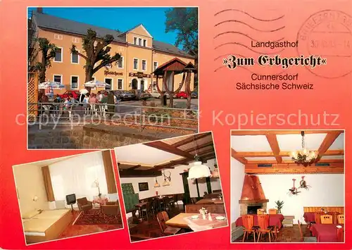 Cunnersdorf_Gohrisch Landgasthof Zum Erbgericht Restaurant Fremdenzimmer Cunnersdorf Gohrisch