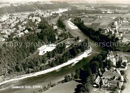 Lambach_Oberoesterreich Fliegeraufnahme Lambach_Oberoesterreich