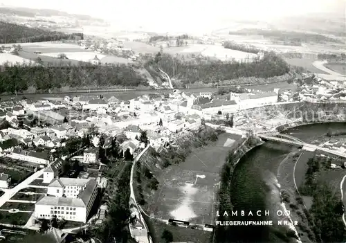 Lambach_Oberoesterreich Fliegeraufnahme Lambach_Oberoesterreich