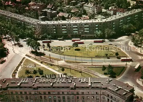 Warszawa Plac Lomuny Paryskiej Fliegeraufnahme Warszawa