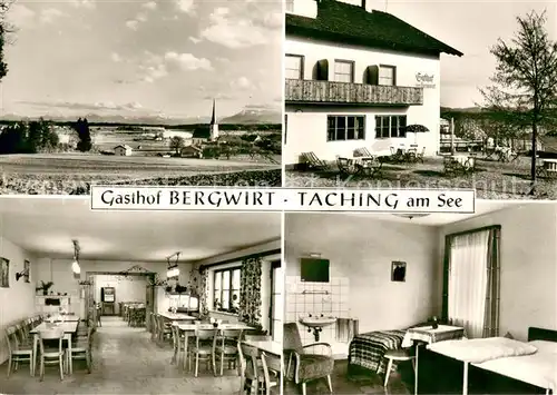 Taching_See Gasthof Bergwirt Gastraum Zimmer Panorama Taching See