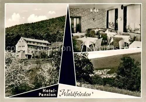 Glashuette_Schieder Hotel Pension Waldfrieden Gaststube  Glashuette_Schieder