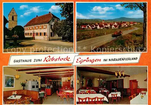 Egringen Gasthaus zum Rebstock Panorama Gastraeume Egringen