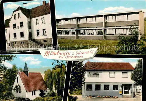 Moemlingen Rathaus Schule Kirche Post Moemlingen