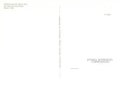 Nesselwang Wallfahrtskirche Maria Rain Fliegeraufnahme Nesselwang