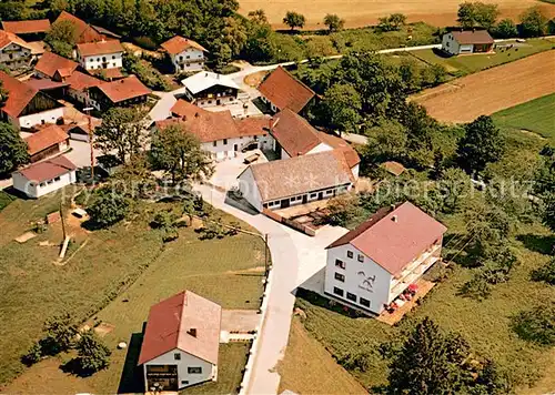 Zaundorf_Vilshofen_Niederbayern Fliegeraufnahme mit Gasthaus Paul Stanek Zaundorf_Vilshofen