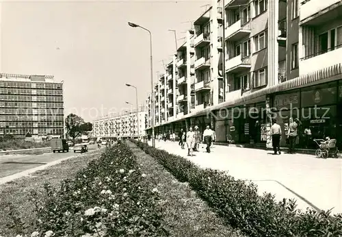 Boleslawiec_Bunzlau Ulica Adama Asnyka z lewej gmach PRN Boleslawiec_Bunzlau