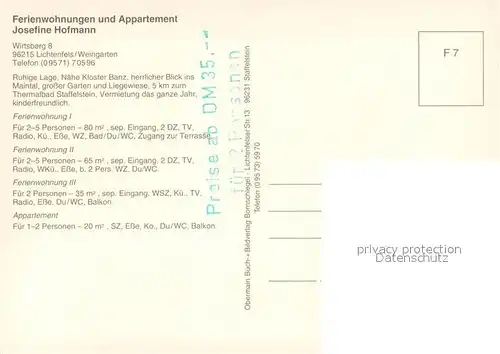Weingarten_Oberfranken Ferienwohnungen Hofmann Appartements Staffelstein Obermain Therme Kloster Banz Maintal Vierzehnheiligen Staffelberg Fliegeraufnahme Weingarten Oberfranken