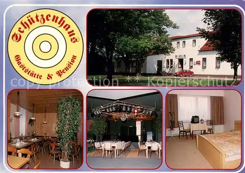 Waldenburg_Sachsen Gaststaette Pension Schuetzenhaus Gastraum Fremdenzimmer Waldenburg Sachsen