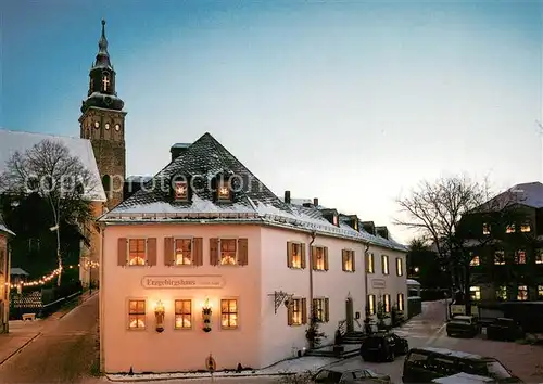 Schneeberg_Erzgebirge Erzgebirgische Volkskunststube Nagel Cafe zur Silberstufe Kirche Schneeberg Erzgebirge