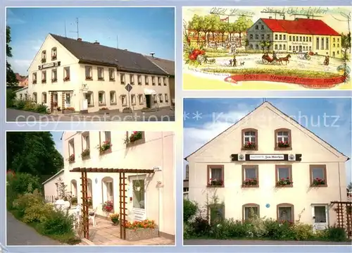 Mittelherwigsdorf Gaststaette Zum Guetchen Alte Ansicht um 1890 Mittelherwigsdorf