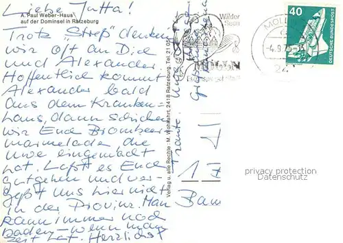 Ratzeburg A. Paul Weber Haus auf der Dominsel Ratzeburg