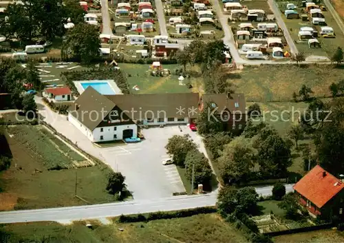 AK / Ansichtskarte Reinsdorf_Apelern Hotel Salzbach mit Kegelstuebchen Dorfkrug Fliegeraufnahme Reinsdorf_Apelern