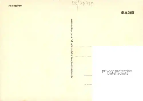 AK / Ansichtskarte Rheinzabern Dorfstrassenpartie Rheinzabern