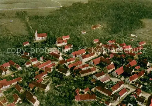 AK / Ansichtskarte Binsenwangen_Dillingen Fliegeraufnahme 